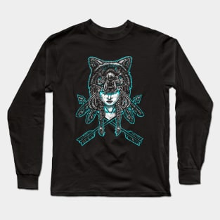 Wolf Spirit: Guarded Long Sleeve T-Shirt